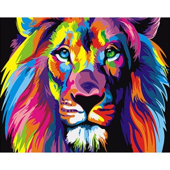 Colourful Lion