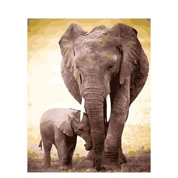 Elephant Mother & Baby 2